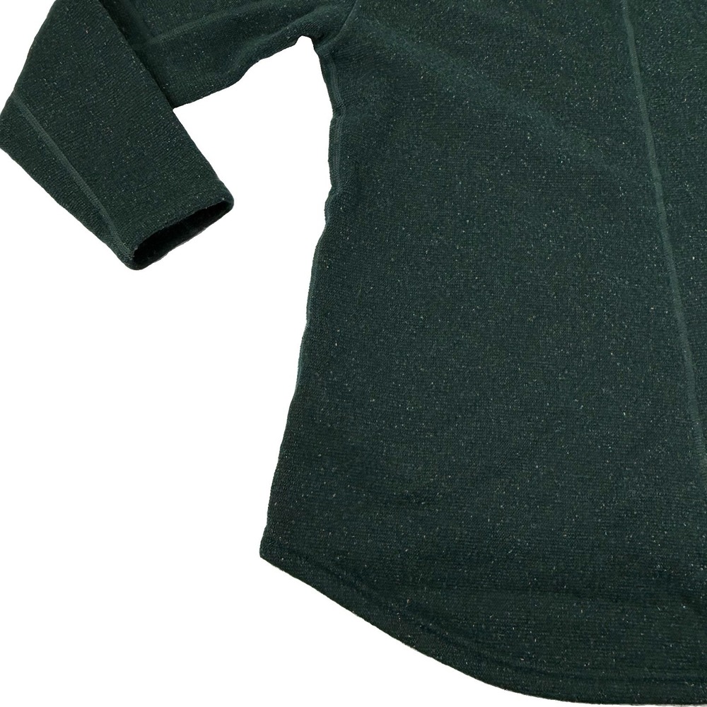 Smartwool Hudson Trail Pullover Fleece Cowl Neck Sweater Green Women's XL NWOT - Picture 12 of 12